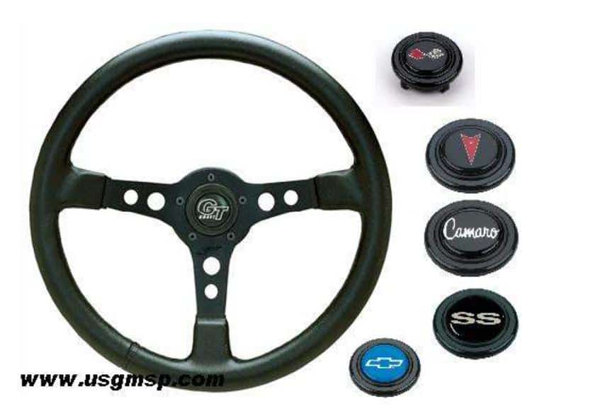 Steering Wheel: Black Formula GT  67-94 Various